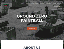 Tablet Screenshot of gzpaintball.ca